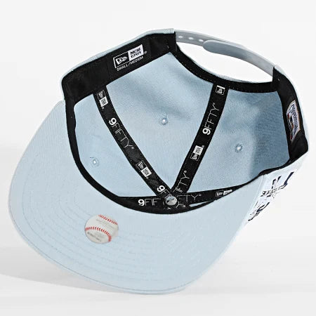 47 BRAND - SNAPBACK 9FIFTY NEW YORK YANKEES BLEU CLAIR
