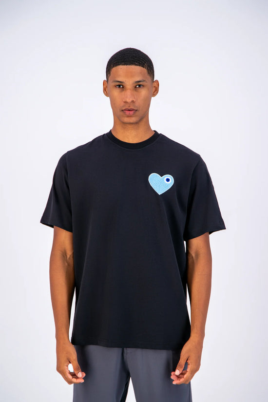 ADJ PARIS - T-SHIRT NOIR COEUR CHIC