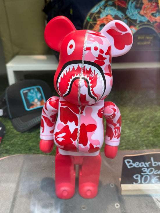Bearbrick BAPE Shark Red Camo