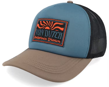 VON DUTCH - FOAM BLUE/BLACK/BROWN A FRAME TRUCKER