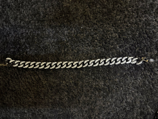 Bracelet 20 cm (argent noir)
