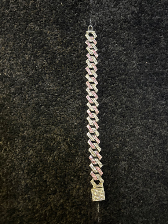 Bracelet 20cm (argent rose)