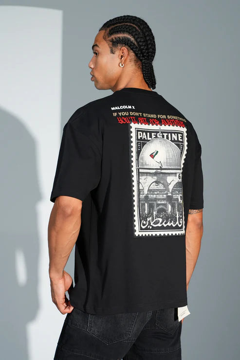 IKAO PARIS - T-SHIRT PALESTINE TIMBRE