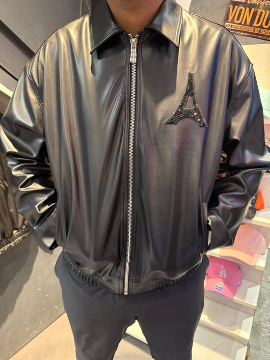 Veste en cuir PARIS