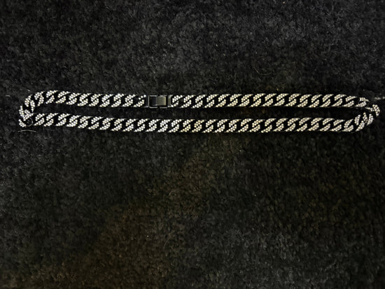 Chaîne 45 cm (argent noir)